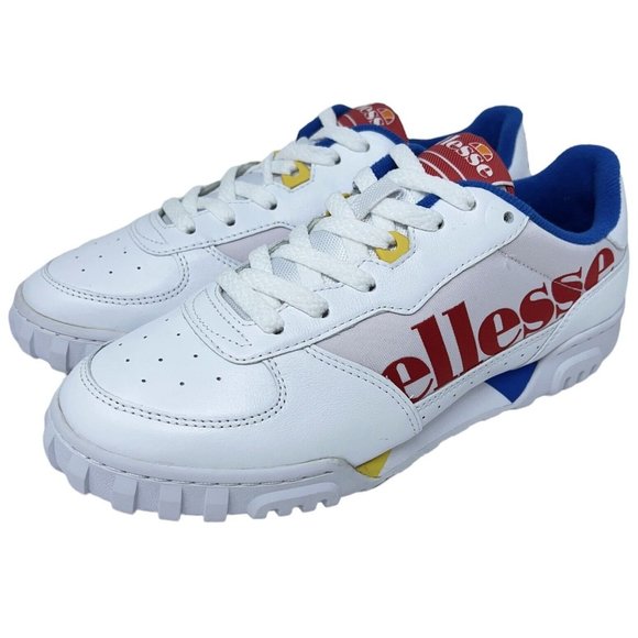 Ellesse Men’s Tanker LO OG LTHR AF White Athletic Sneakers Lace Up Shoes 7 New - Picture 4 of 12
